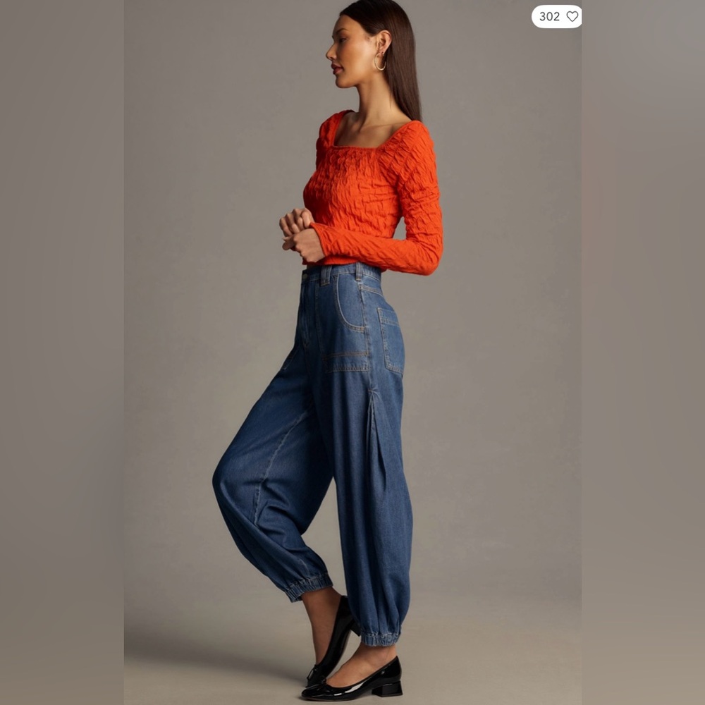 NWT- Anthropologie - Pilcro - Wharfside High Rise Jogger - Size 30 - Picture 2 of 8